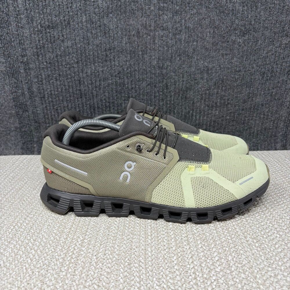 On Cloud 5 Grove Haze Green Grey Athletic Running Shoes Sneakers Men’s 11.5